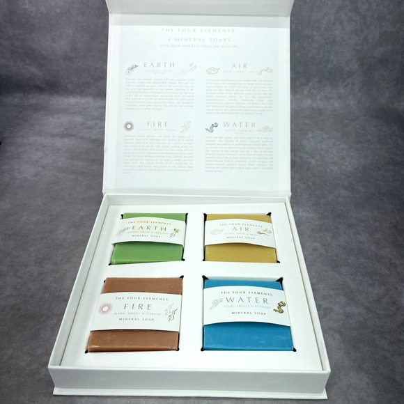 Karma and Luck Aura Clarity Four Elements Soaps Air Water Fire Earth Dead Sea - Picture 3 of 7